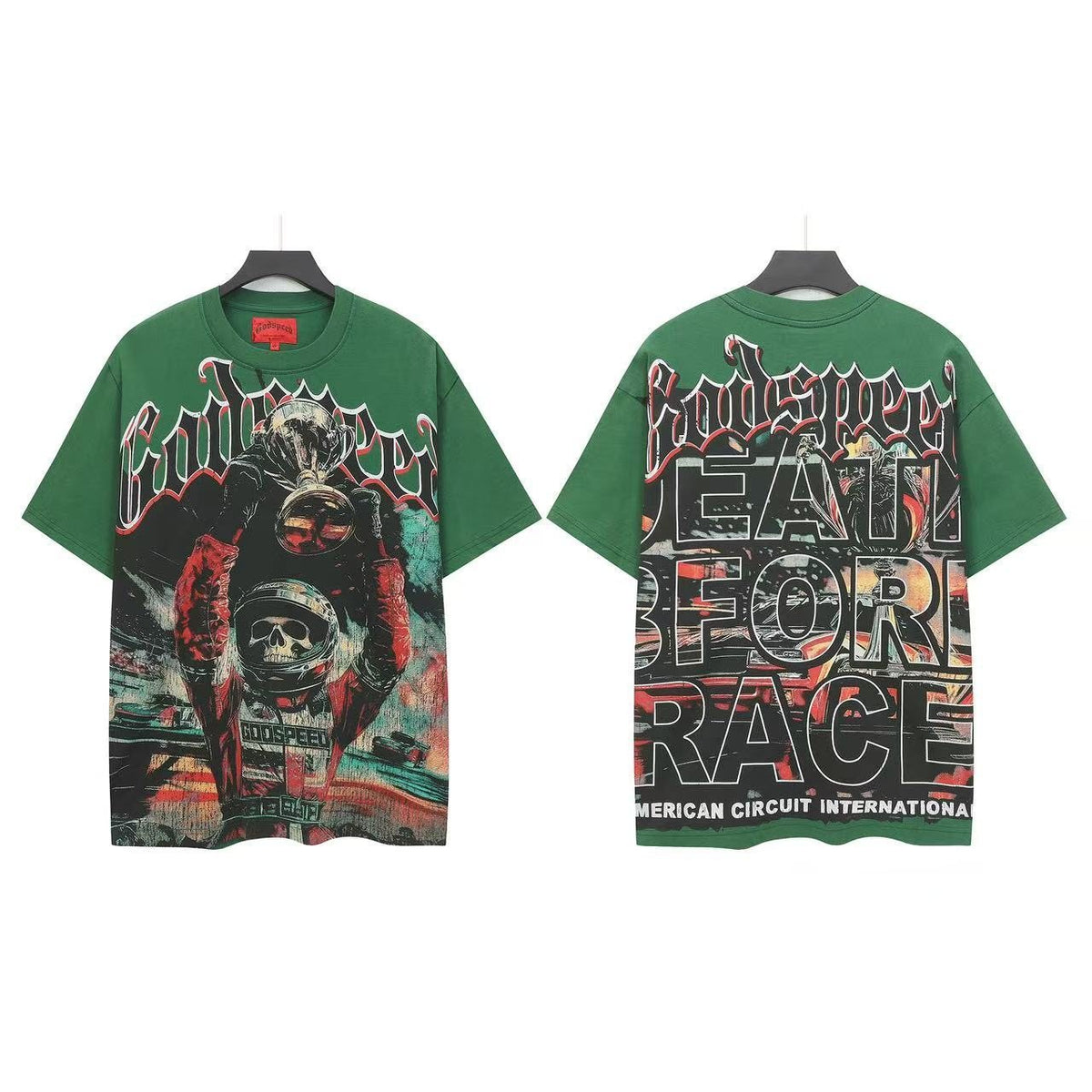 Godspeed Death Before Race Graphic T-Shirt ¡ª front