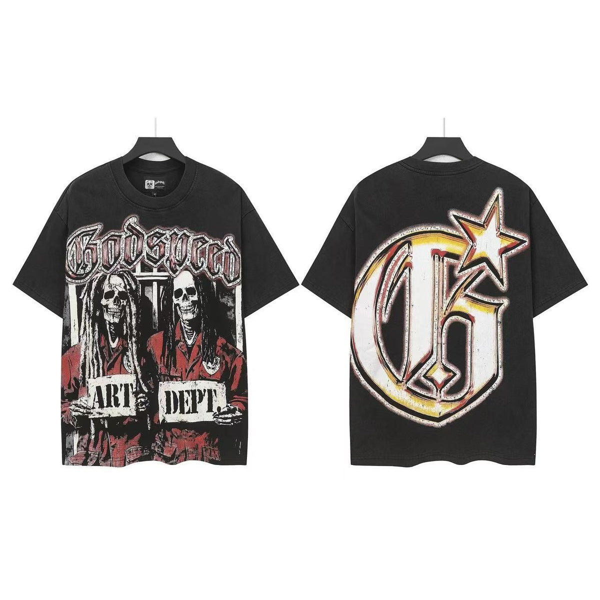 Godspeed Art Dept G and Star Graphic T-Shirt ¡ª front