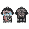 Godspeed World Tour Summer 2025 Skeleton Graphic T-Shirt ¡ª front