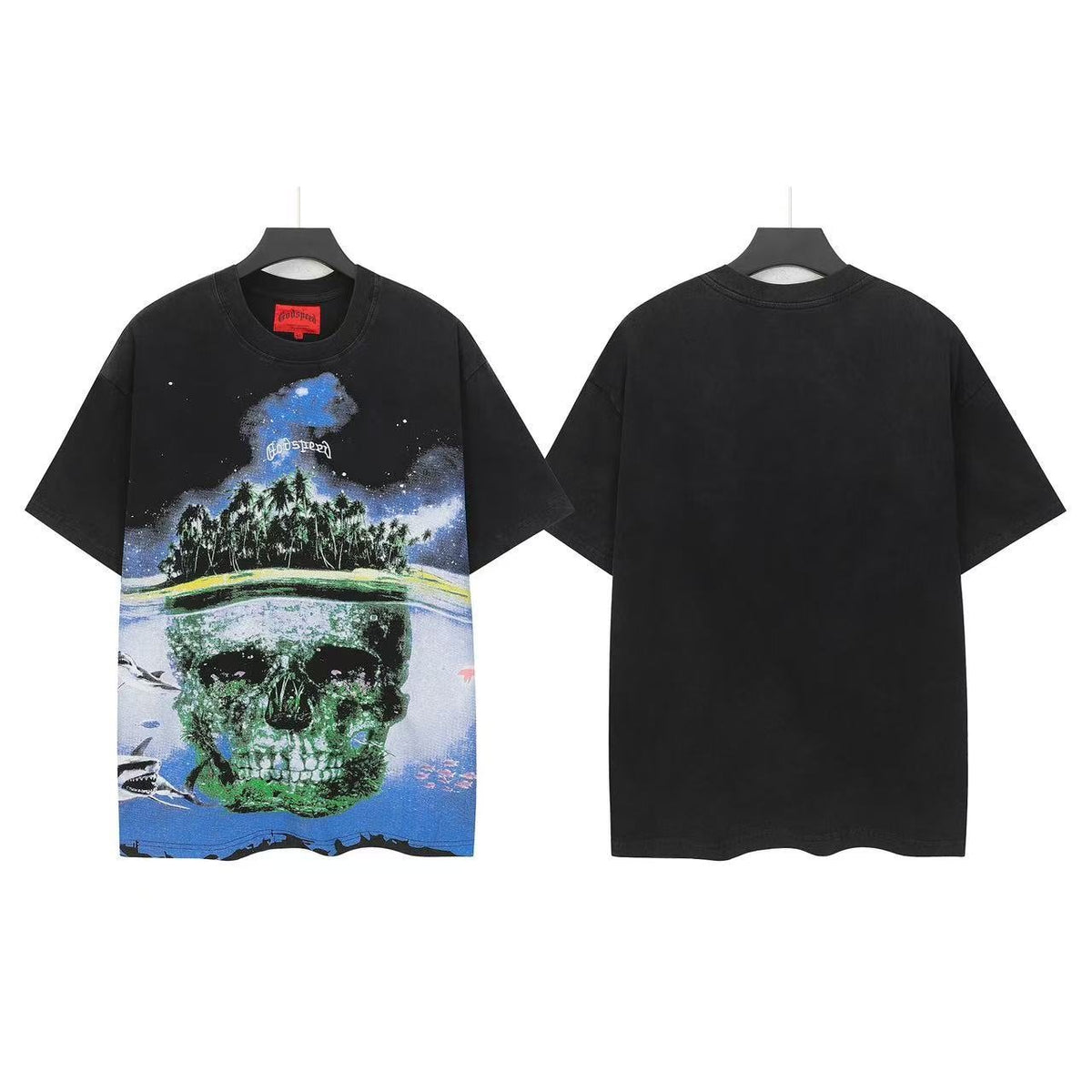 Godspeed Skull Island Graphic T-Shirt ¡ª front