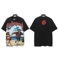 Godspeed Beach Skeleton Graphic T-Shirt ¡ª front
