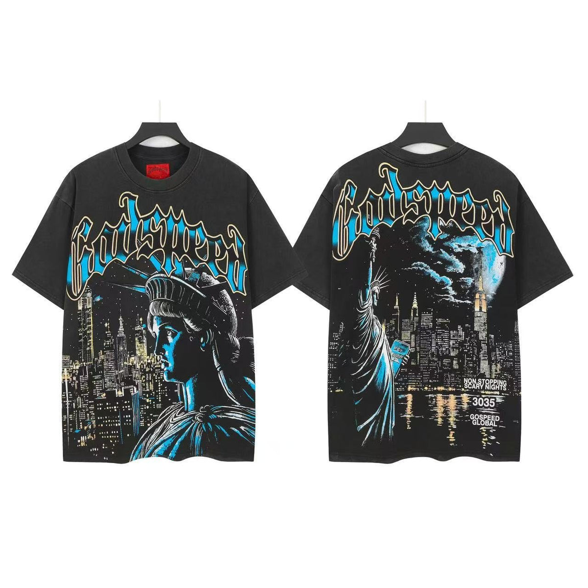 Godspeed Liberty City Graphic T-Shirt ¡ª front