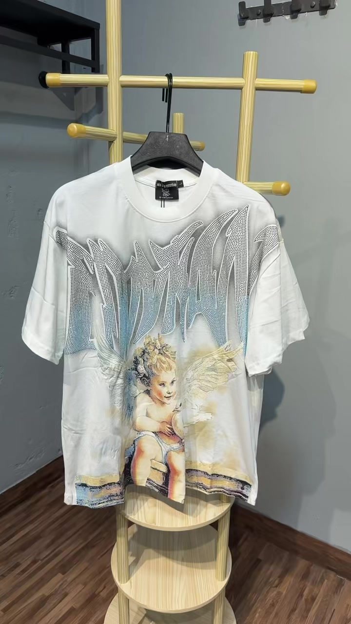 MIXED EMOTION Dove Angel Graphic Short-Sleeve T-Shirt ¡ª context