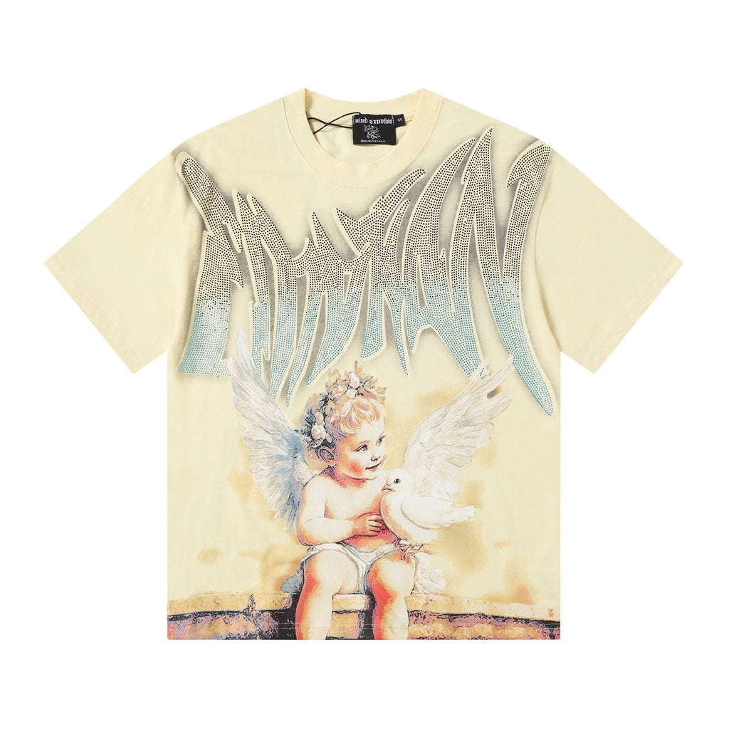 MIXED EMOTION Dove Angel Graphic Short-Sleeve T-Shirt ¡ª hero