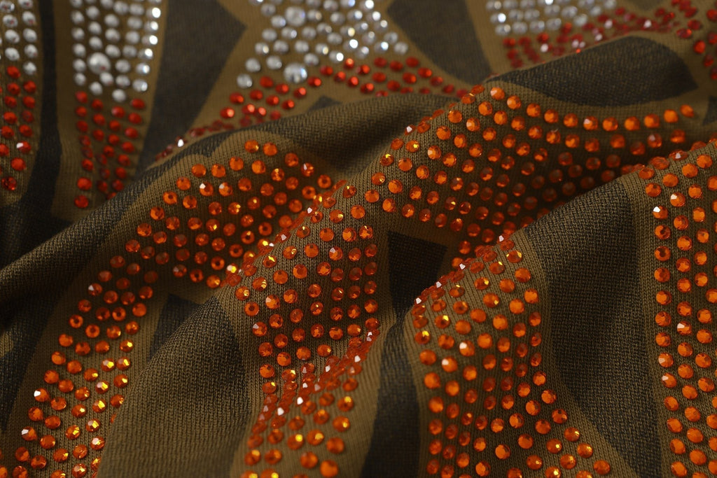 MIXED EMOTION Olive Brown Graphic T-Shirt ¡ª detail