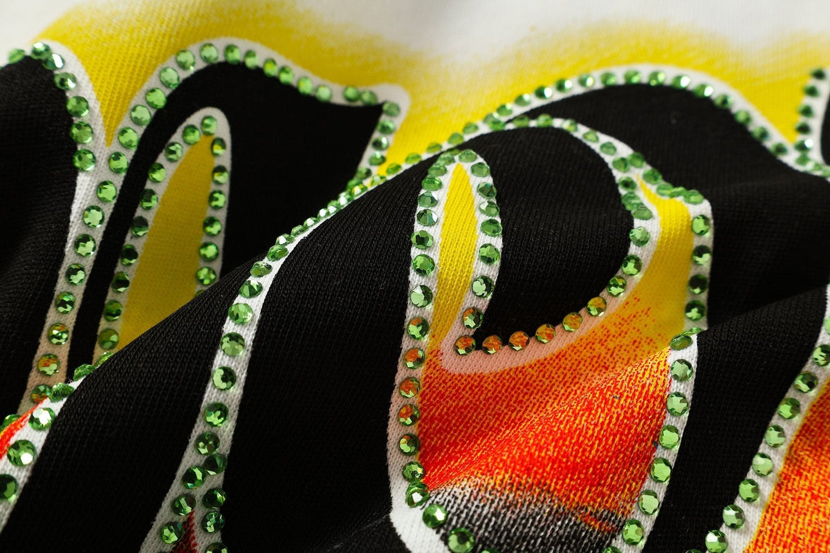 Mixed Emotion Photo Graphic Short-Sleeve T-Shirt ¡ª detail