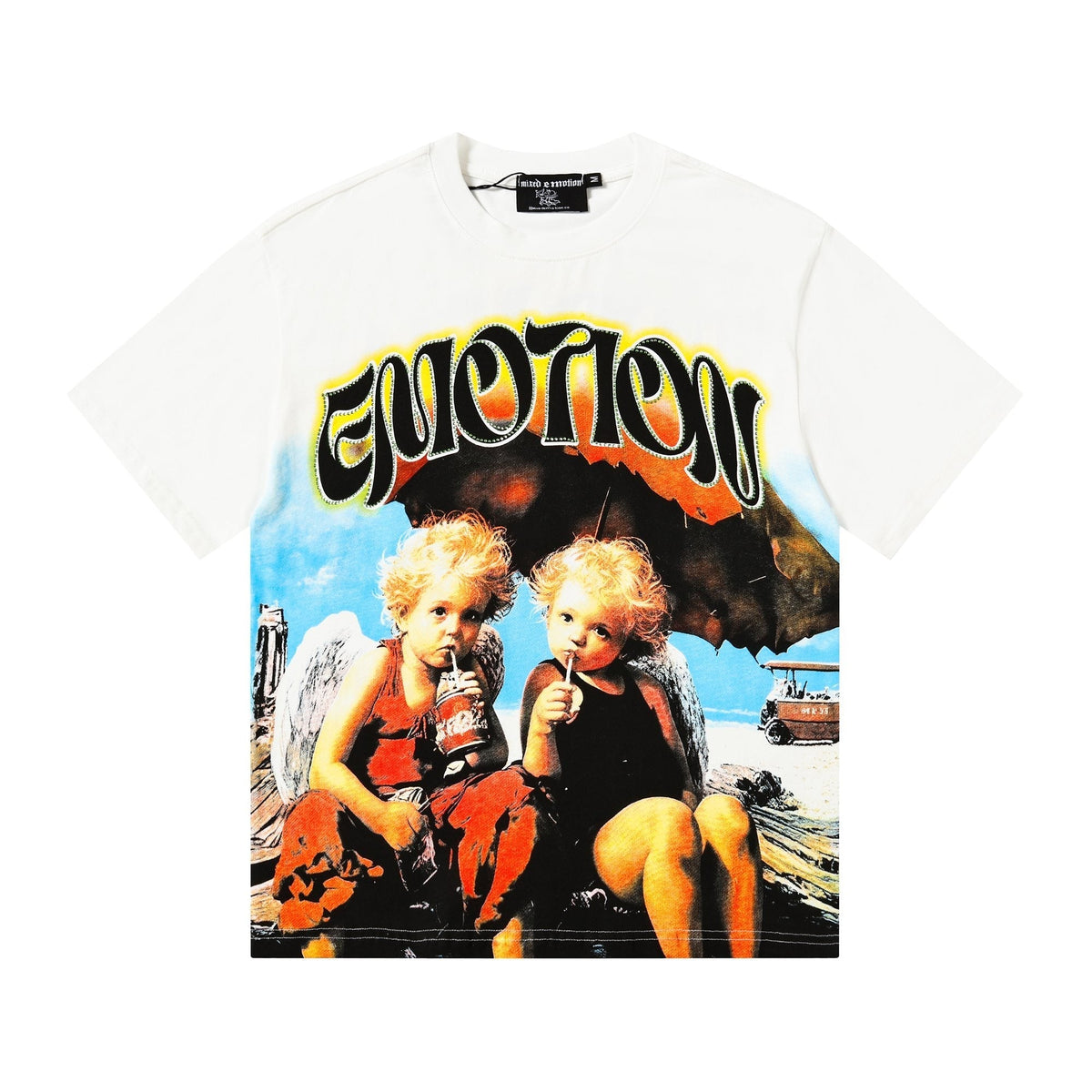Mixed Emotion Photo Graphic Short-Sleeve T-Shirt ¡ª hero