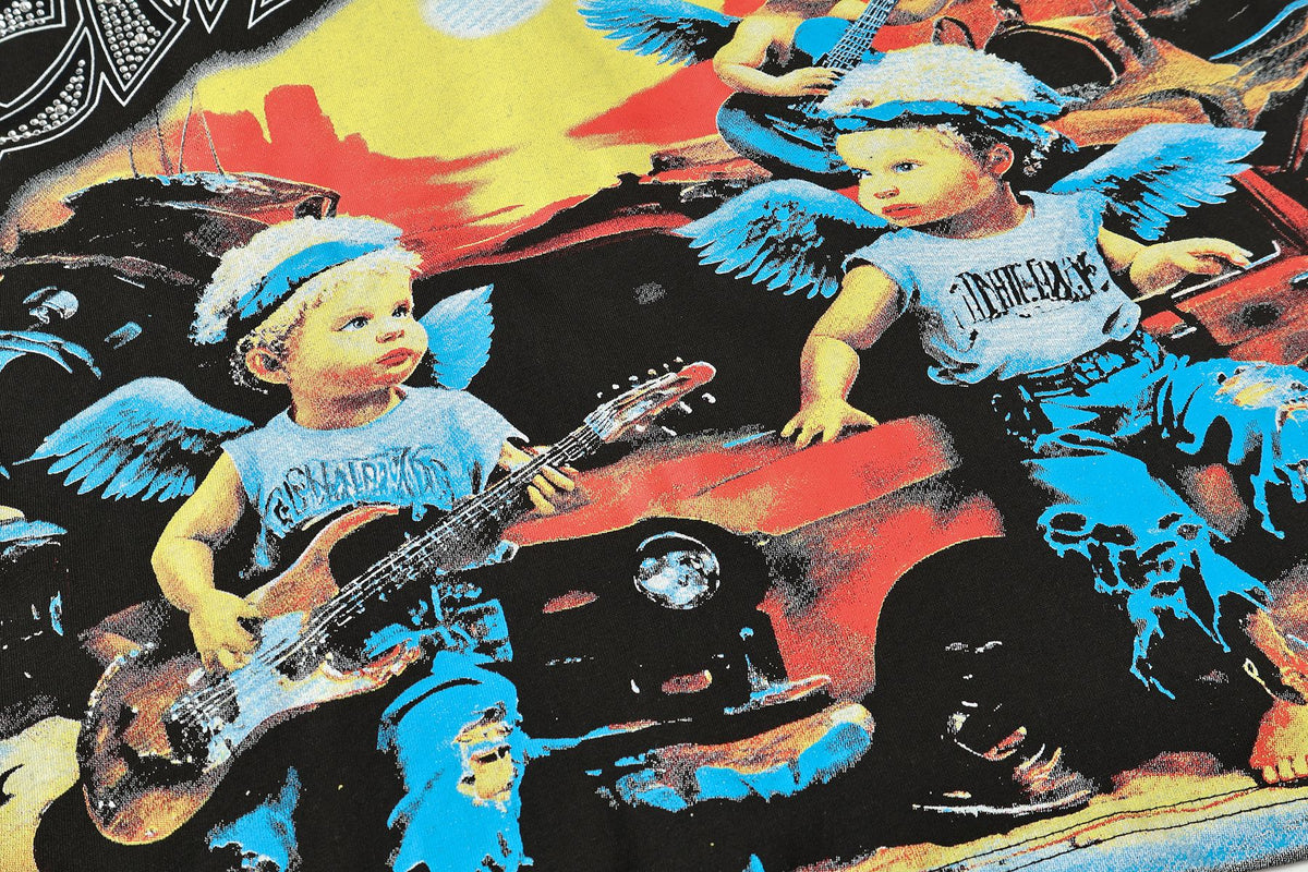 MIXED EMOTION Heat-Pressed Graphic T-Shirt ¡ª detail