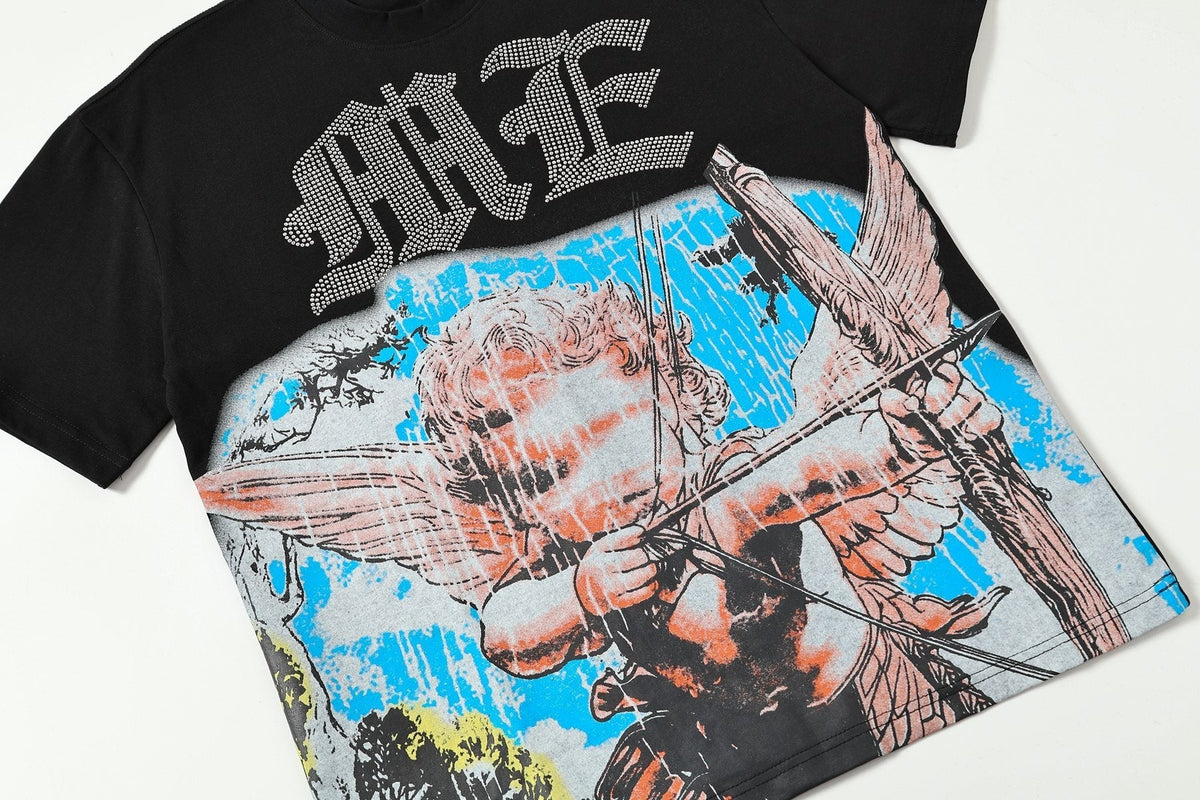 MIXED EMOTION Angel Dove Graphic T-Shirt ¡ª detail