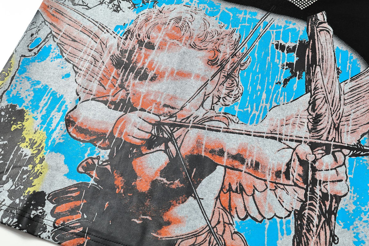 MIXED EMOTION Angel Dove Graphic T-Shirt ¡ª detail