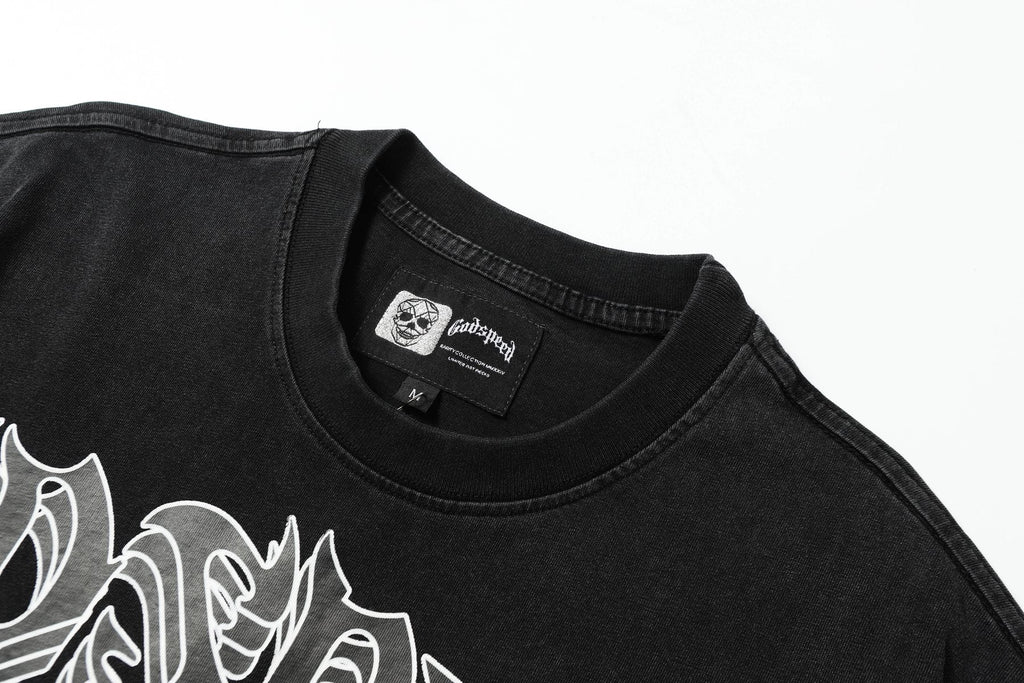 Godspeed Desert Skeleton Graphic Short-Sleeve T-Shirt ¡ª detail