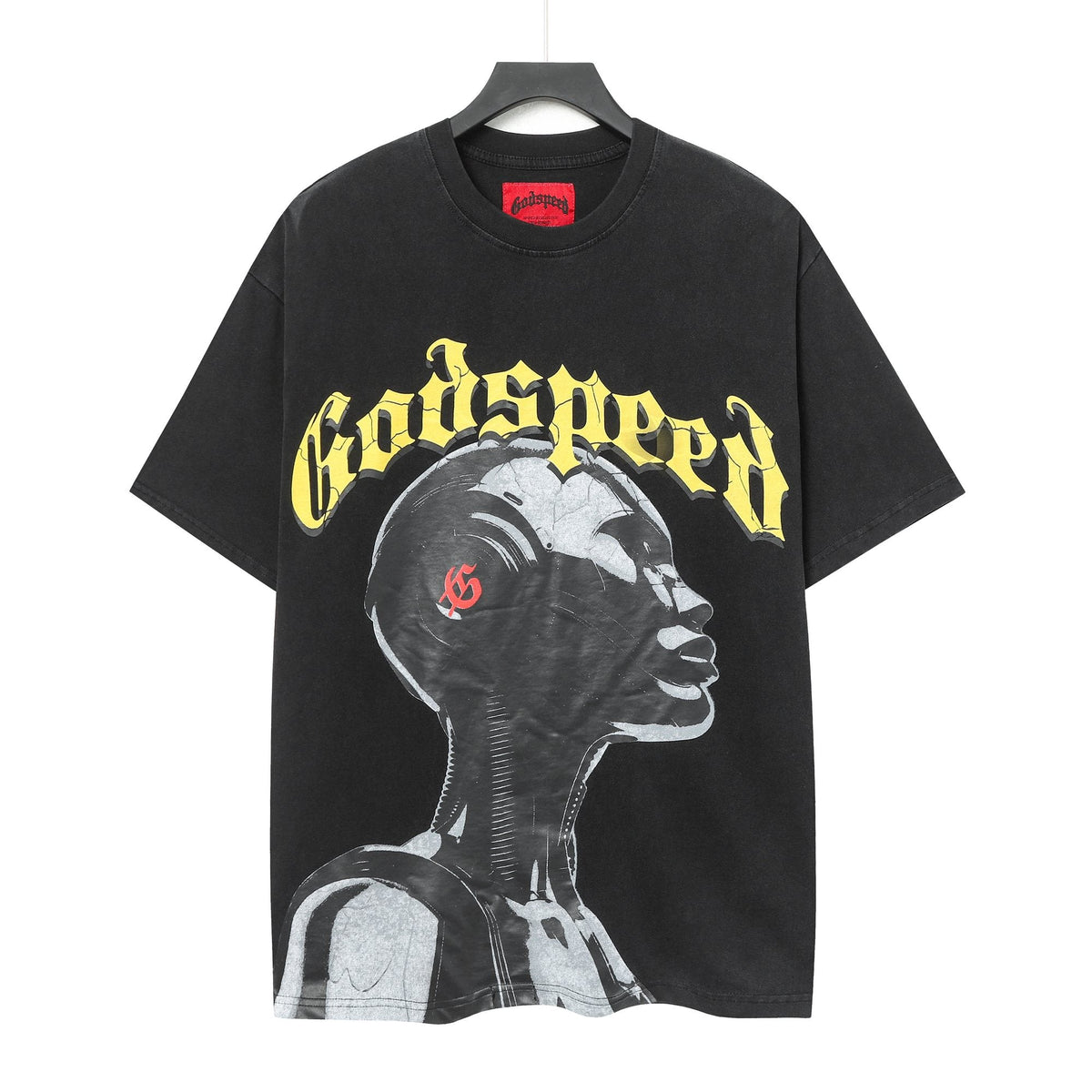 Godspeed Out of Many One Washed Black Graphic T-Shirt ¡ª hero