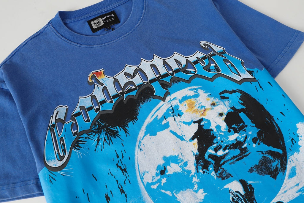 Godspeed Washed Rock Graphic T-Shirt ¡ª detail