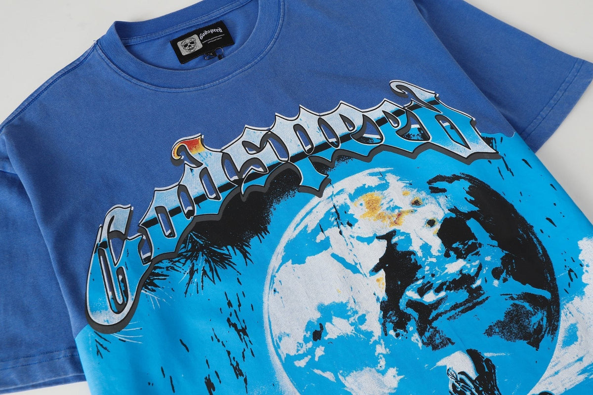 Godspeed Washed Rock Graphic T-Shirt ¡ª detail