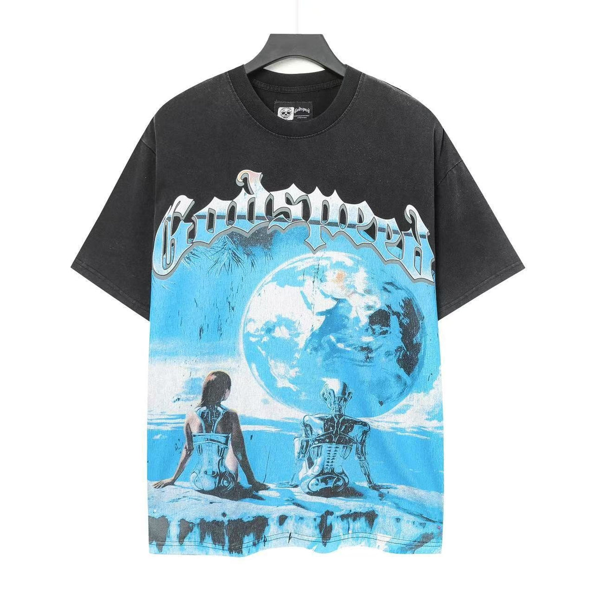Godspeed Washed Rock Graphic T-Shirt ¡ª front