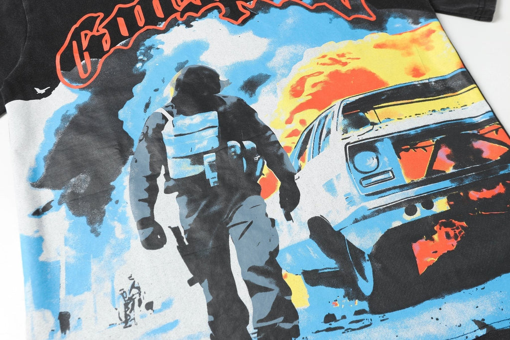 Godspeed Out Of Many One Graphic T-Shirt ¡ª detail