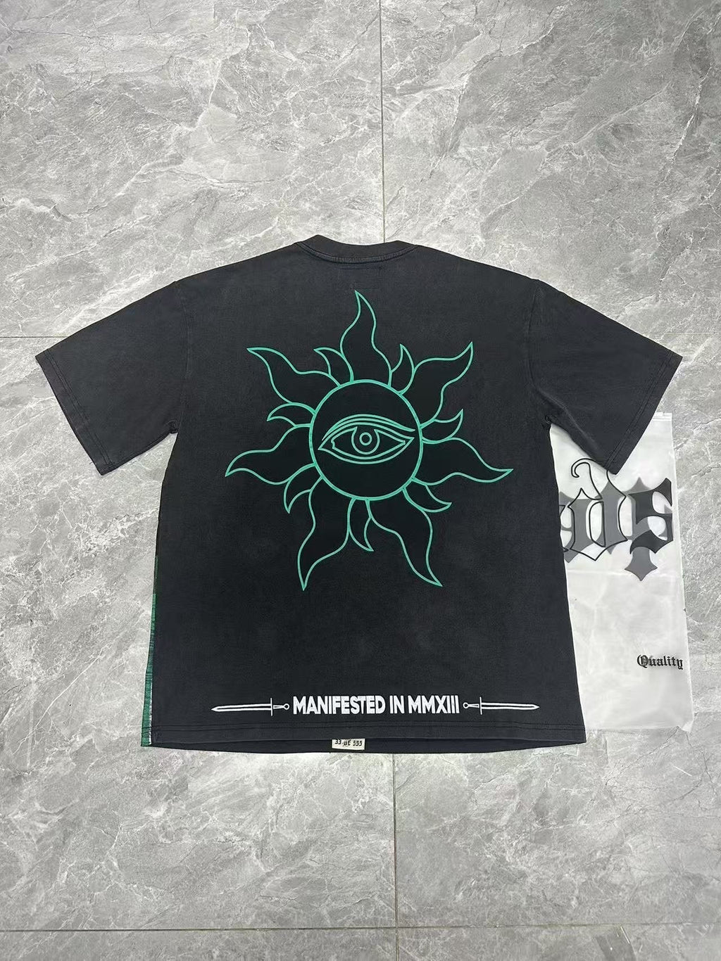 Godspeed Washed Black Rock Graphic T-Shirt ¡ª context