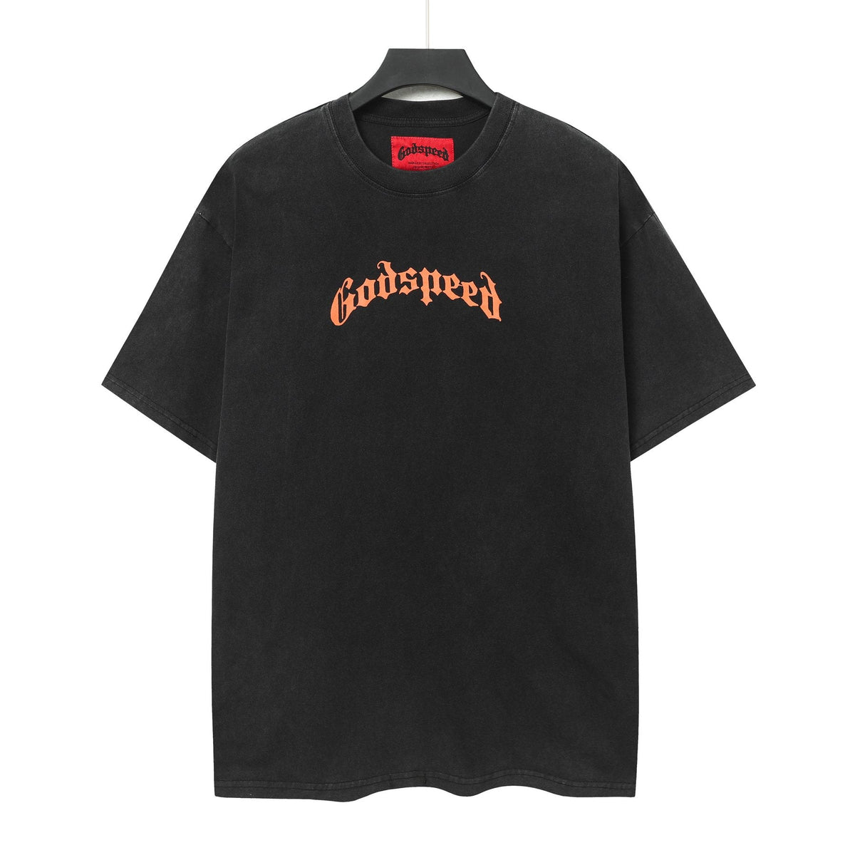 Godspeed Skull & Floral Graphic Short-Sleeve T-Shirt ¡ª front
