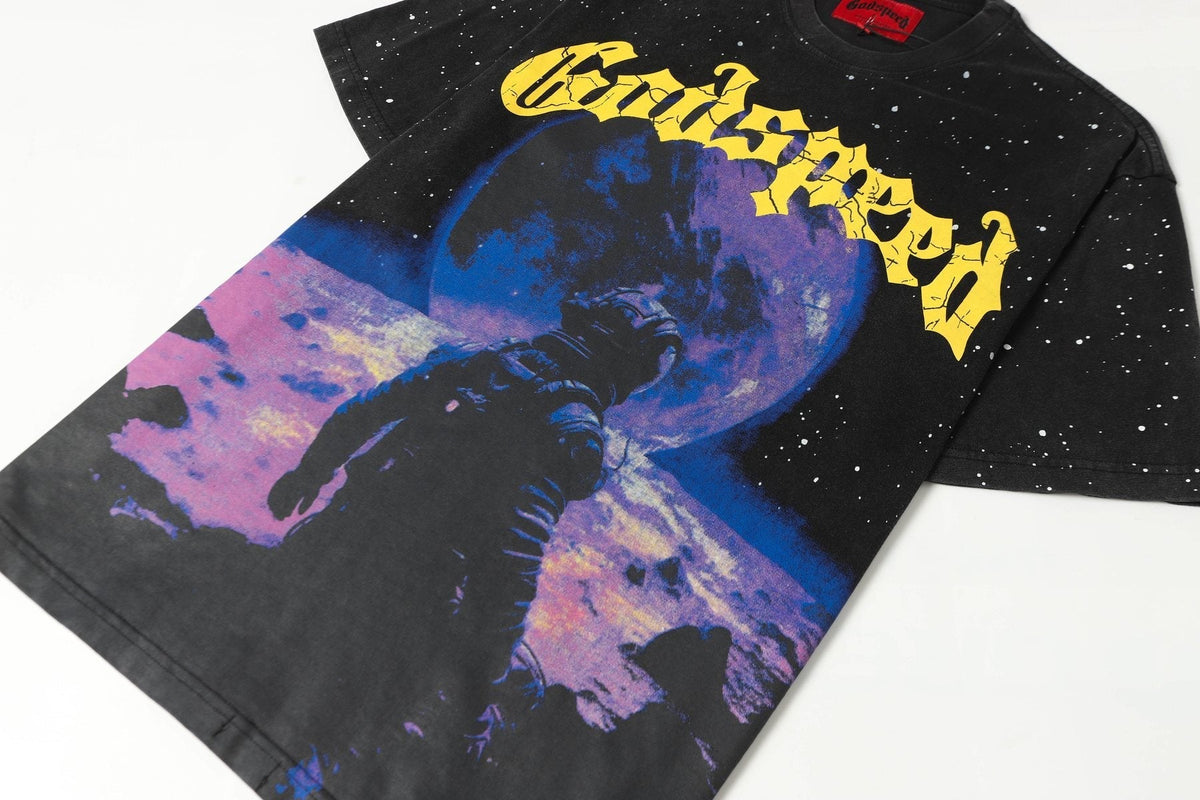 Godspeed To The Moon Graphic T-Shirt ¡ª front