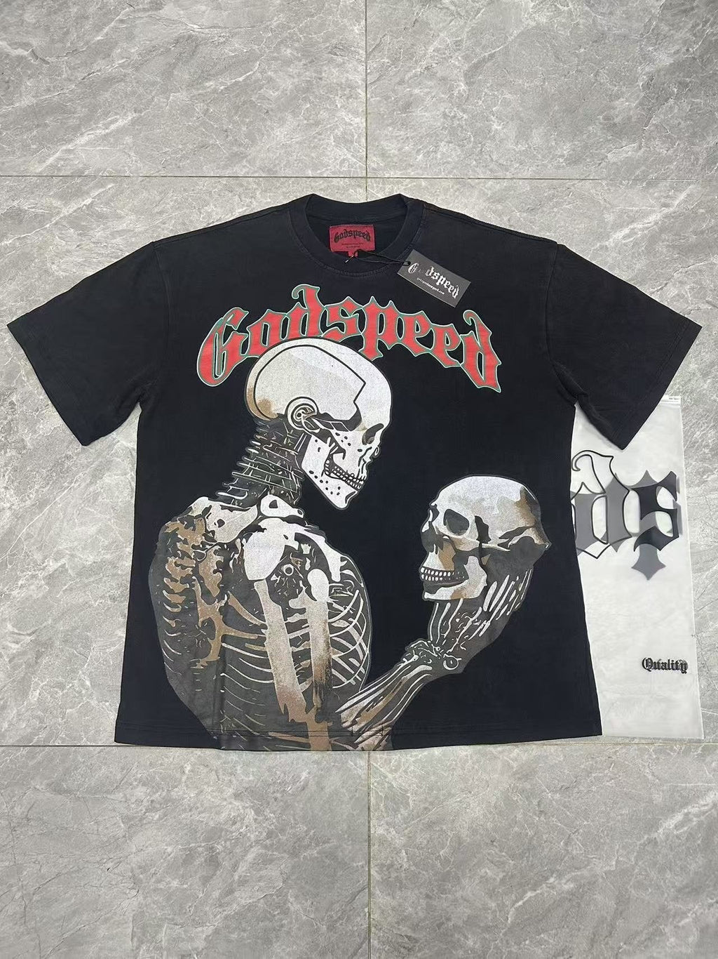 Godspeed Skeleton Graphic Short-Sleeve T-Shirt ¡ª context