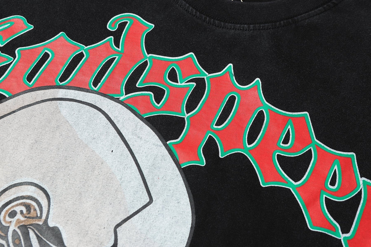 Godspeed Skeleton Graphic Short-Sleeve T-Shirt ¡ª detail