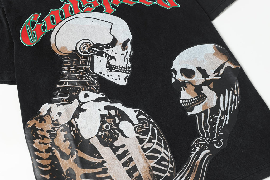 Godspeed Skeleton Graphic Short-Sleeve T-Shirt ¡ª detail
