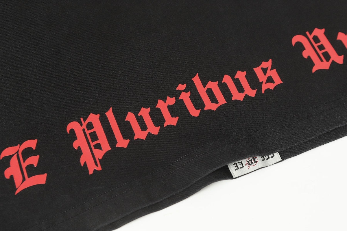 Godspeed E Pluribus Unum Statue Graphic T-Shirt ¡ª detail
