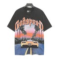 Godspeed Washed Black Racing Car Graphic T-Shirt ¡ª hero