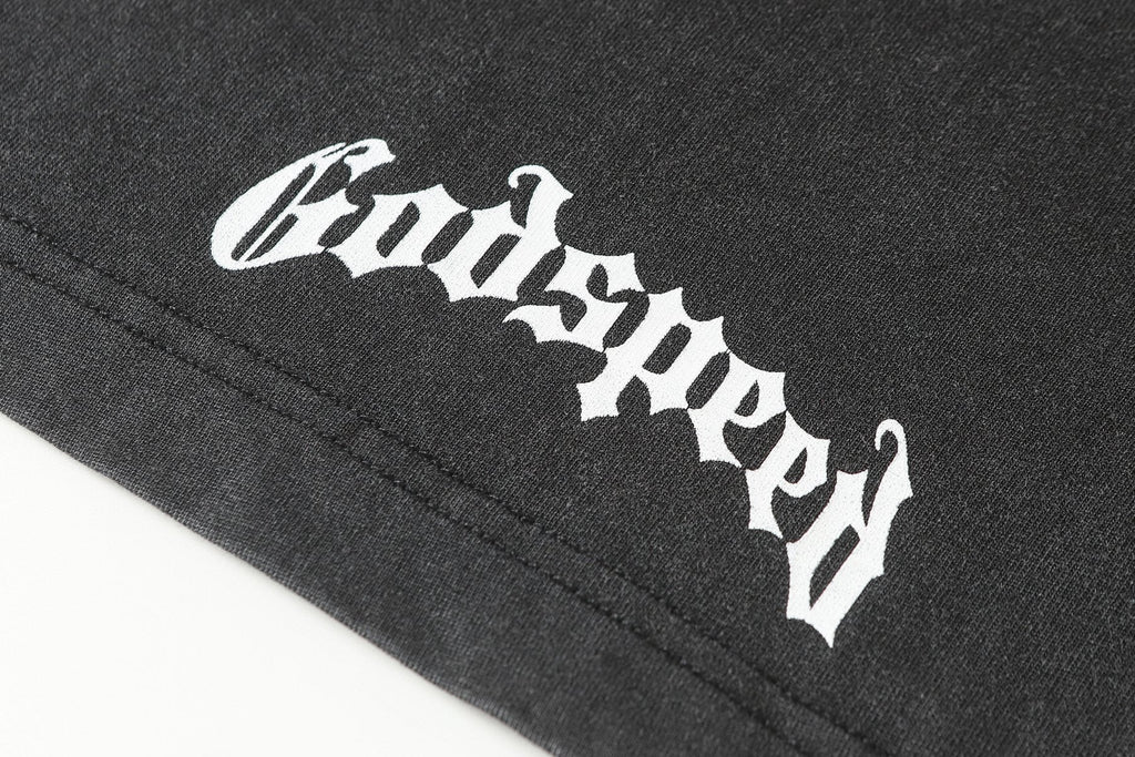 Godspeed Blue Skull Graphic T-Shirt ¡ª detail