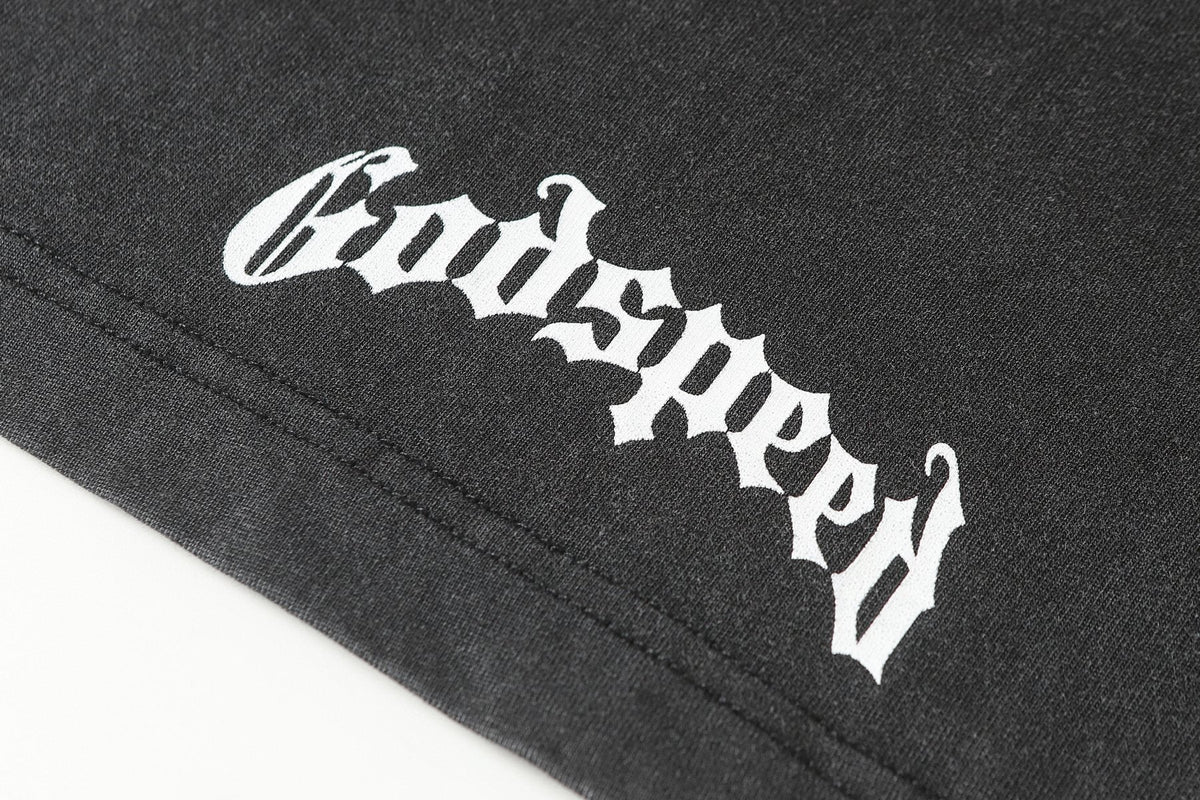 Godspeed Blue Skull Graphic T-Shirt ¡ª detail
