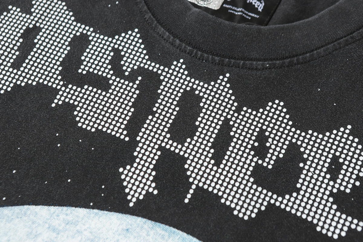 Godspeed Blue Skull Graphic T-Shirt ¡ª detail