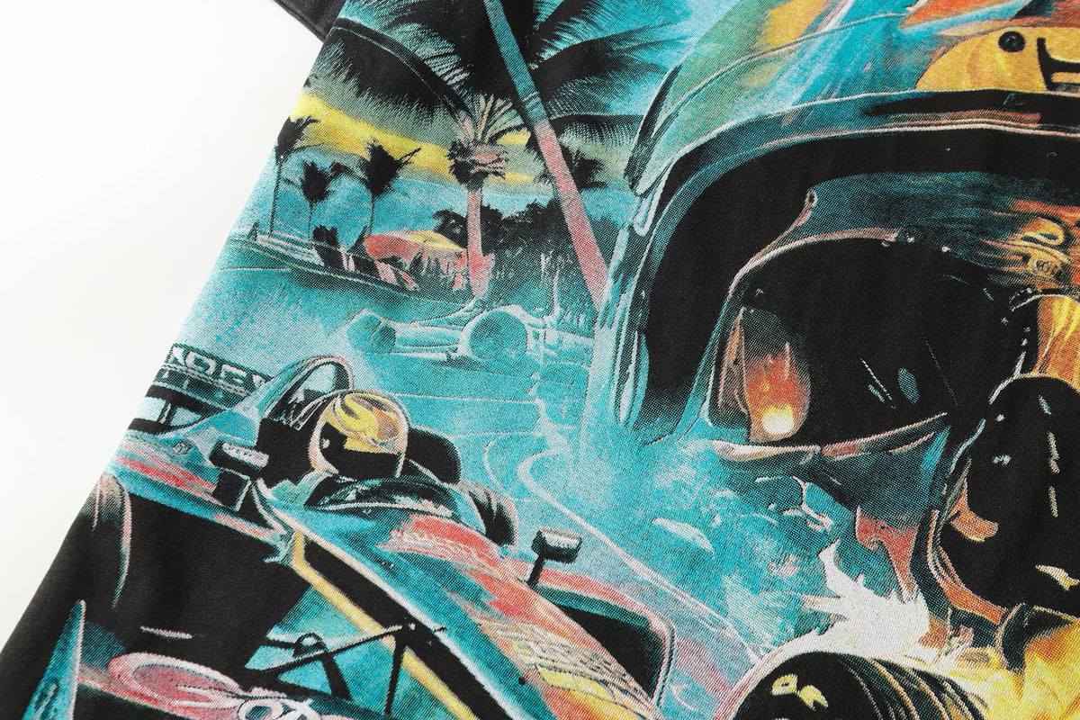 Godspeed Racing Skull Graphic T-Shirt ¡ª detail