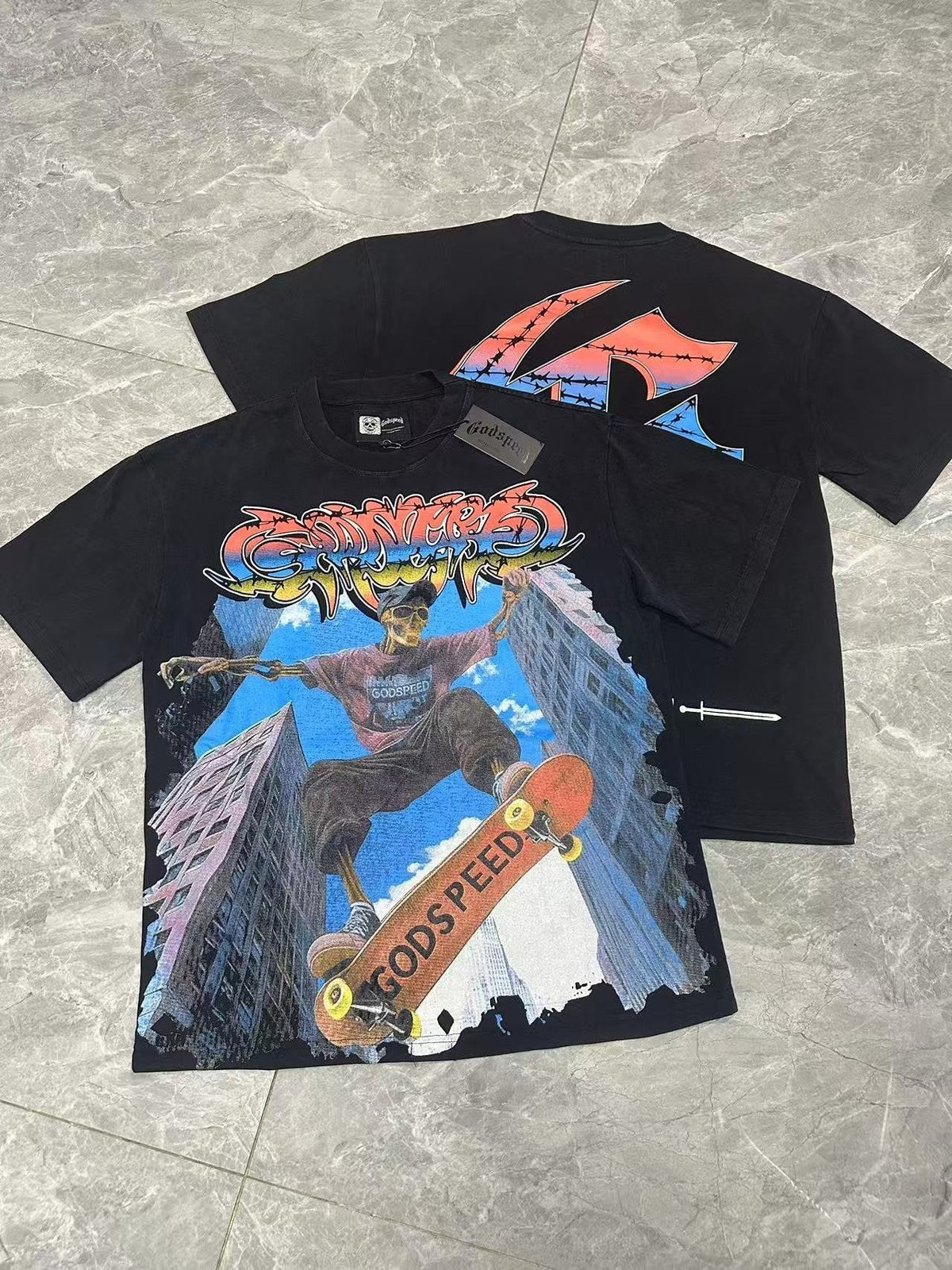 Godspeed Skate Graphic Short-Sleeve T-Shirt ¡ª context