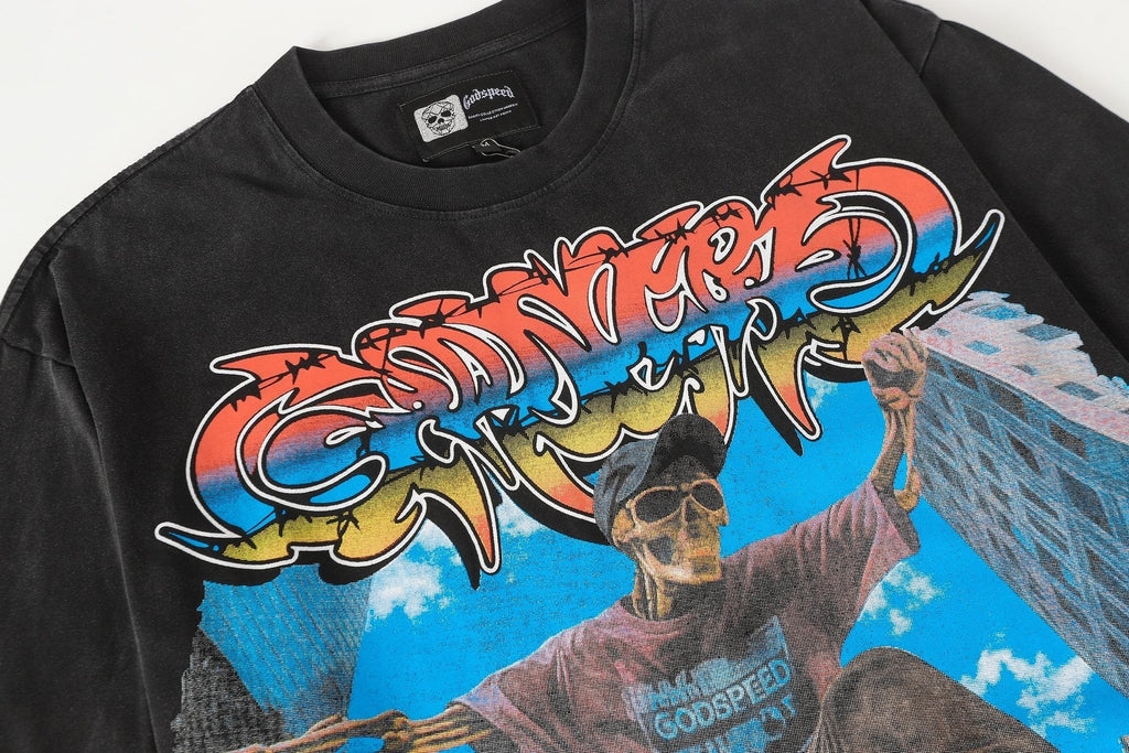 Godspeed Skate Graphic Short-Sleeve T-Shirt ¡ª detail