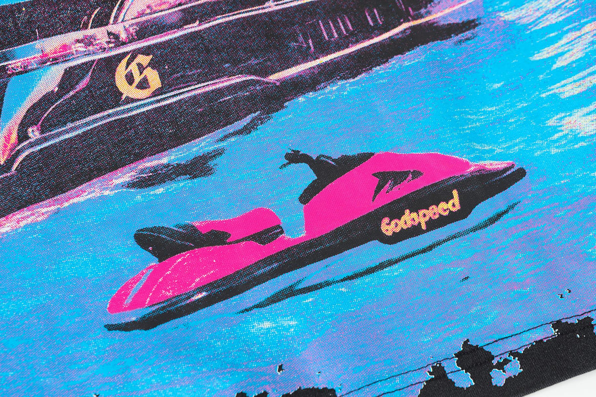 Godspeed Yacht Graphic T-Shirt ¡ª detail