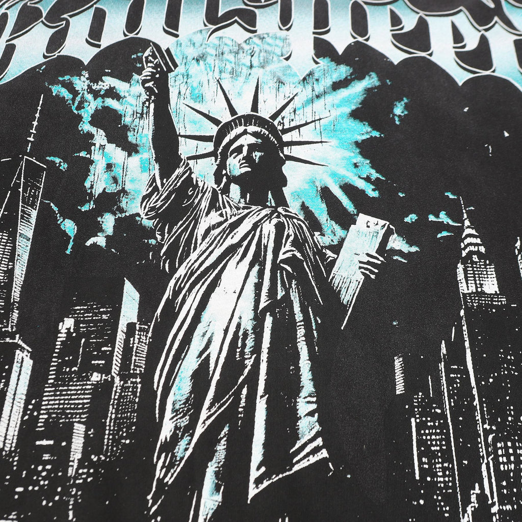 Godspeed Statue City Graphic T-Shirt ¡ª detail