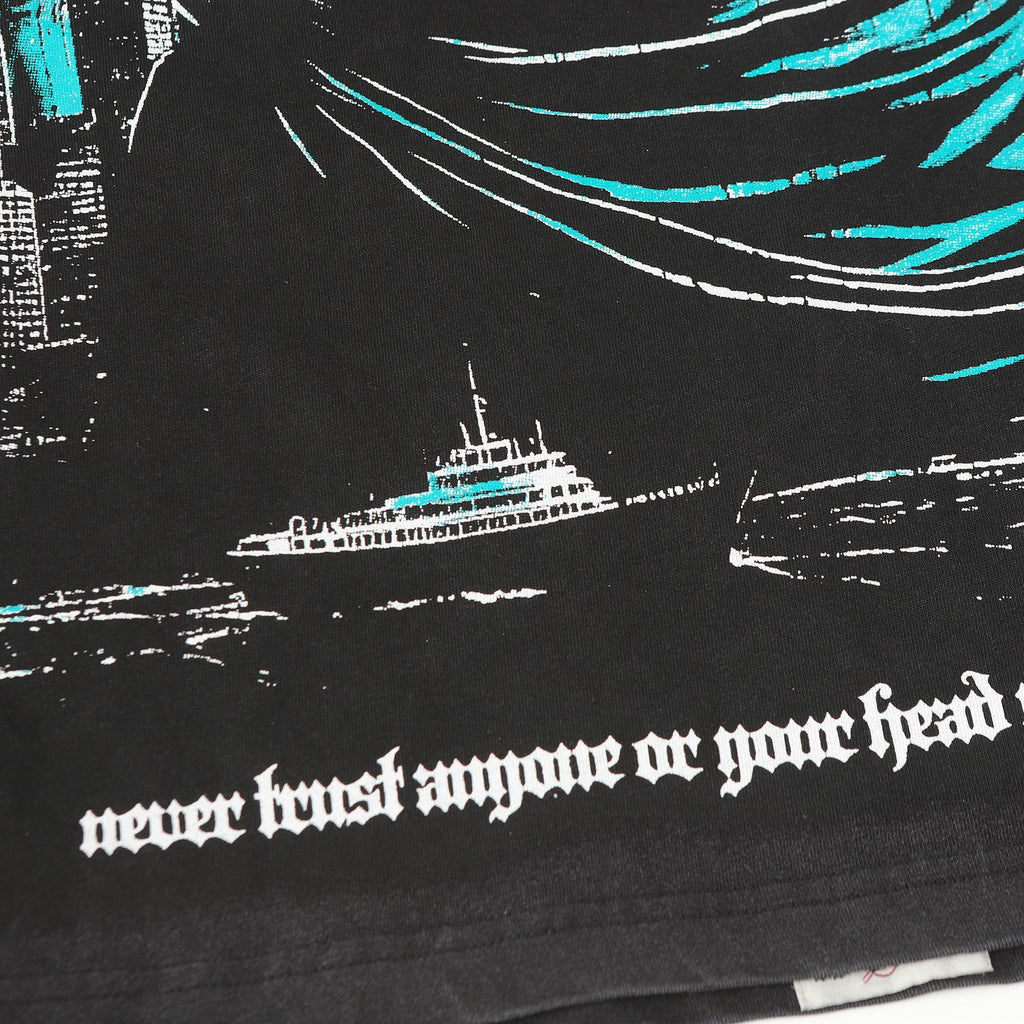 Godspeed Statue City Graphic T-Shirt ¡ª detail