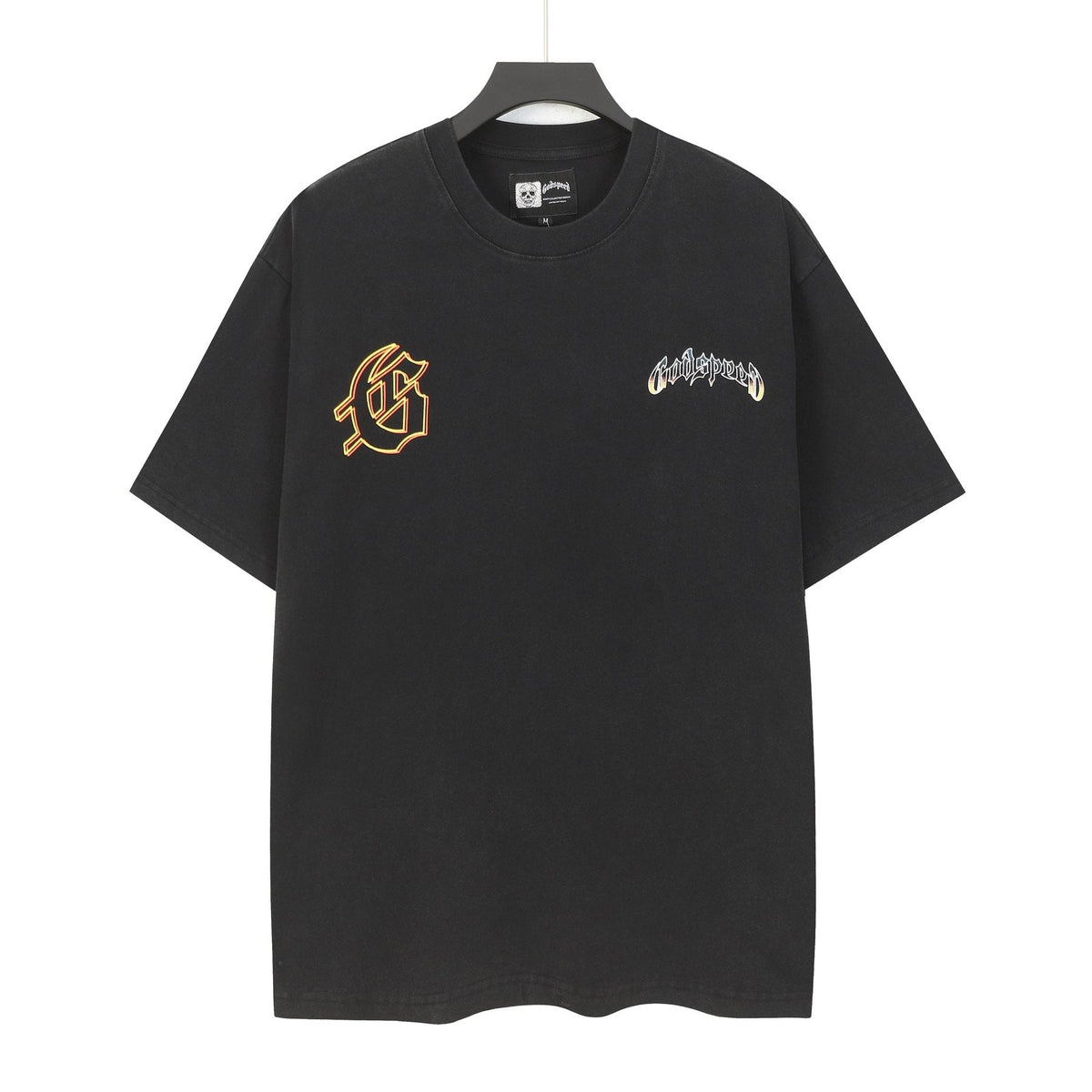 Godspeed Motorcycle Graphic Washed T-Shirt ¡ª front