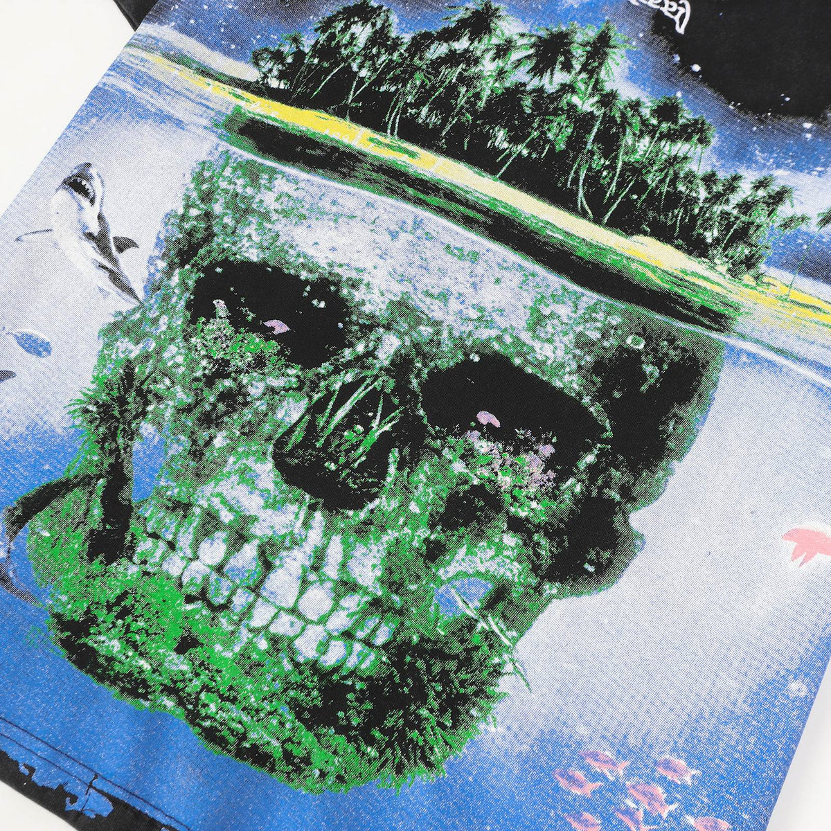 Godspeed Skull Island Black Graphic T-Shirt ¡ª detail