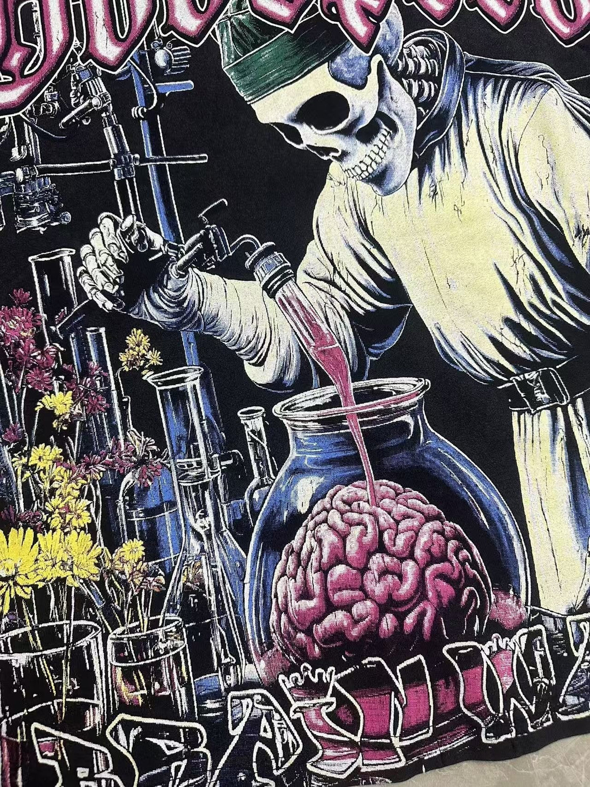Godspeed Brain Wash Graphic T-Shirt ¡ª detail