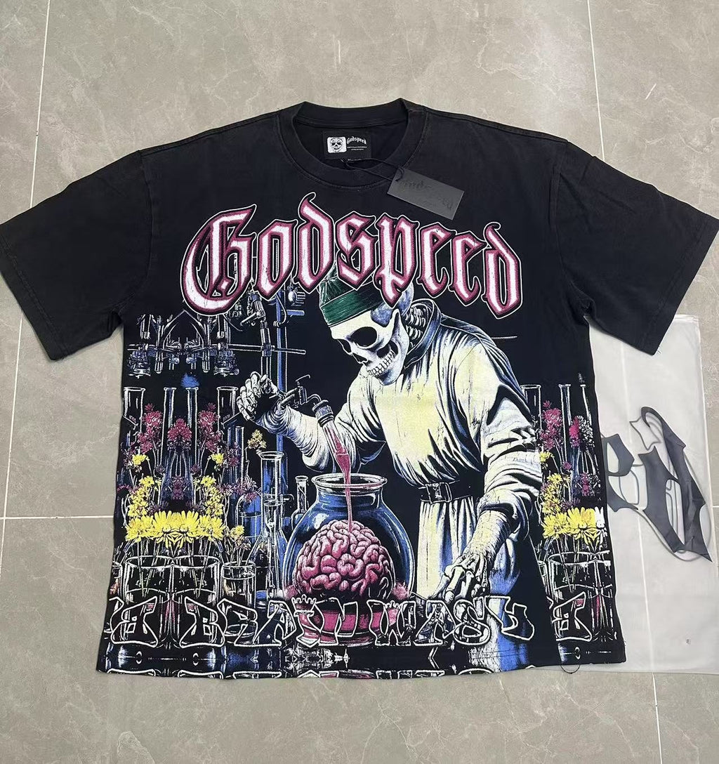 Godspeed Brain Wash Graphic T-Shirt ¡ª front