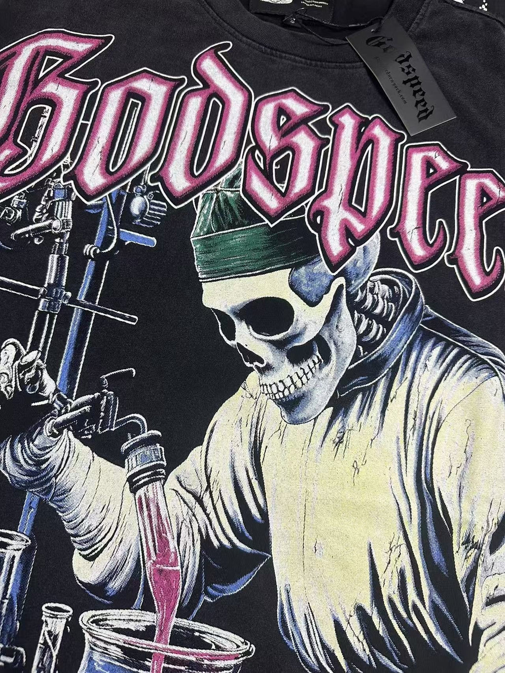 Godspeed Brain Wash Graphic T-Shirt ¡ª detail