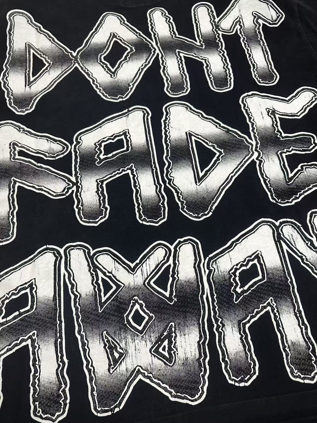 Godspeed Don¡¯t Fade Away Washed Graphic T-Shirt ¡ª detail