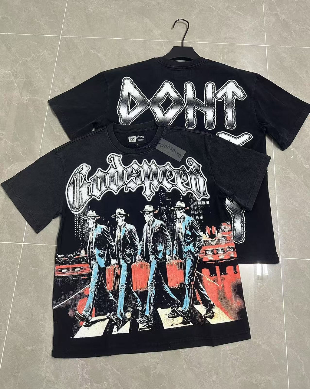 Godspeed Don¡¯t Fade Away Washed Graphic T-Shirt ¡ª context