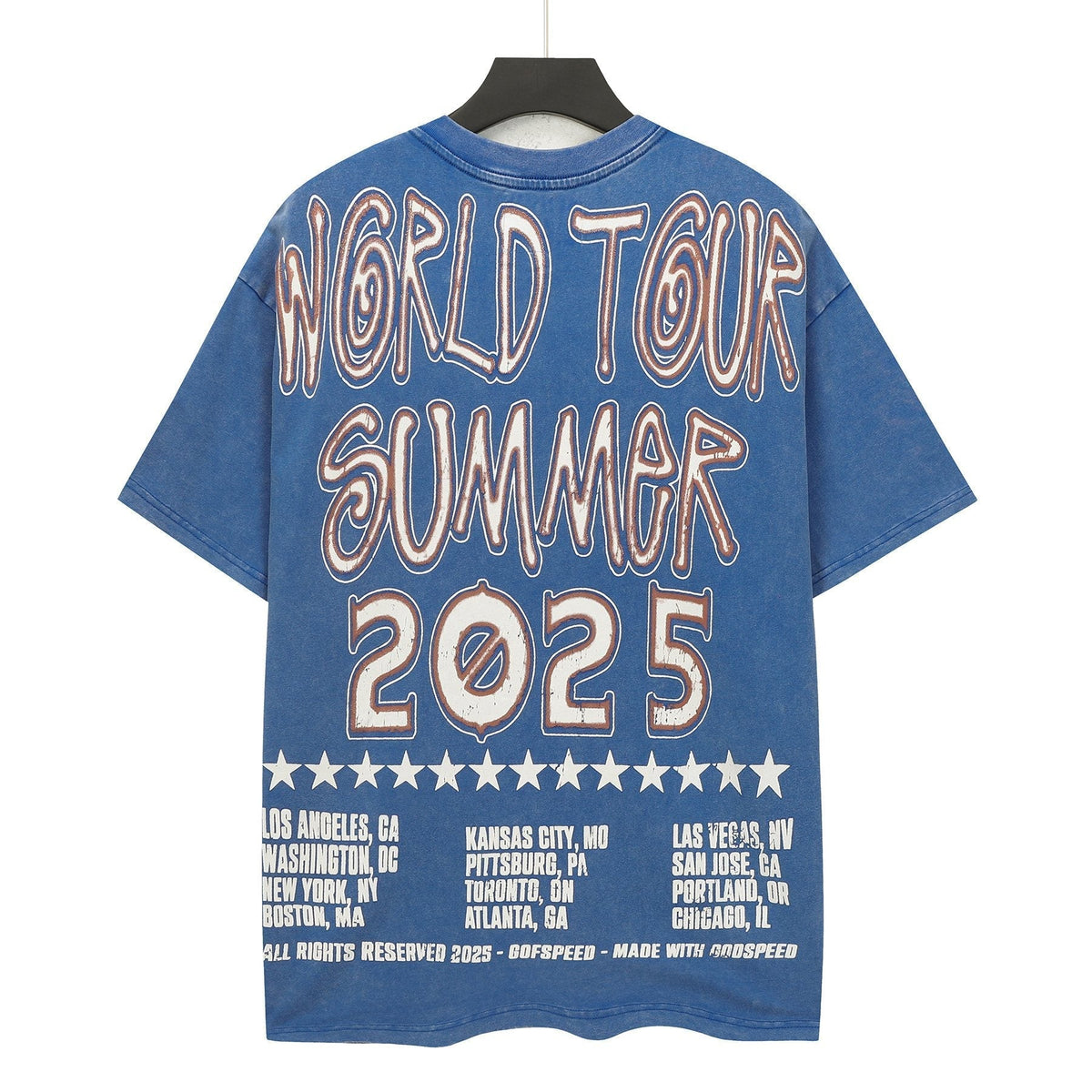 Godspeed World Tour Summer 2025 Graphic T-Shirt ¡ª back