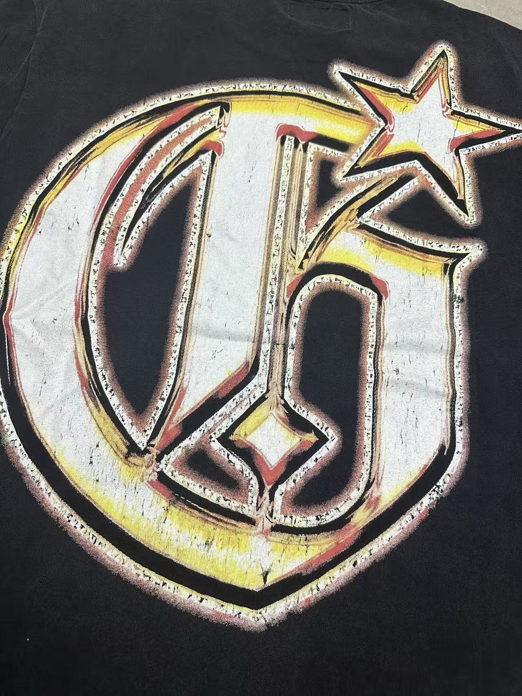 Godspeed Washed Rock Graphic T-Shirt ¡ª detail