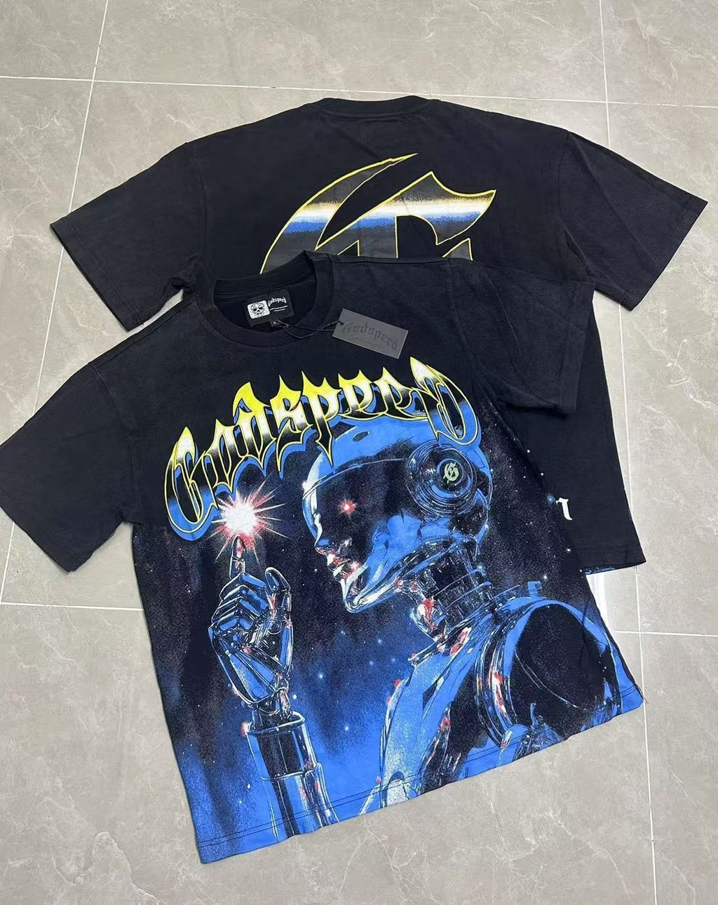 Godspeed Cyber Robot Graphic T-Shirt ¡ª context