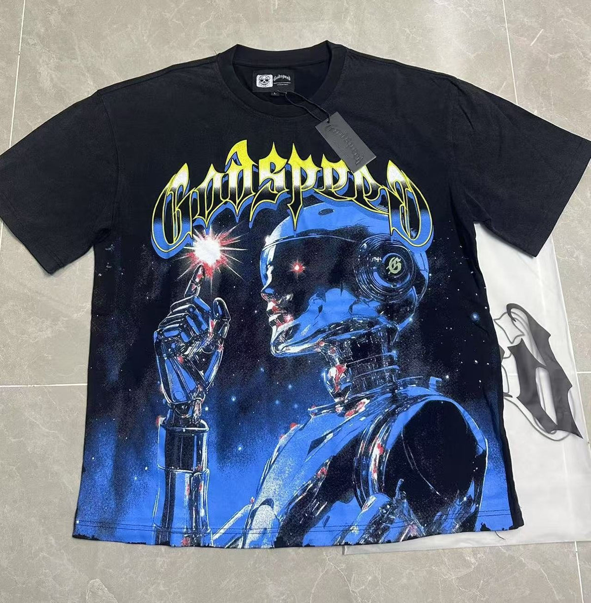 Godspeed Cyber Robot Graphic T-Shirt ¡ª front