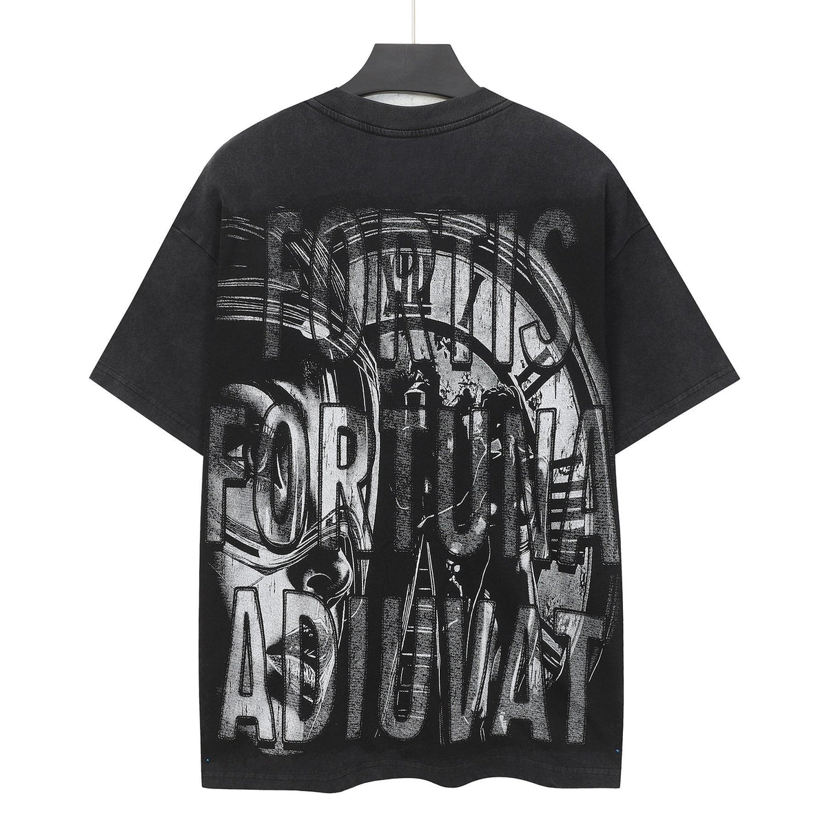 Godspeed Fortuna Astronaut Graphic T-Shirt - Black ¡ª back