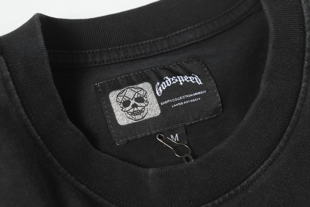 Godspeed Space Tour Astronaut Graphic T-Shirt ¡ª neck_label